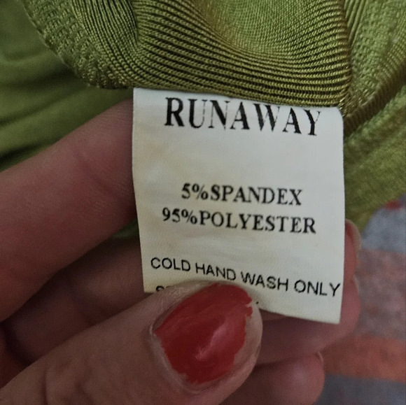 RUNAWAY Claudia Mini Dress in Grass. Size US 8. - Picture 14 of 15